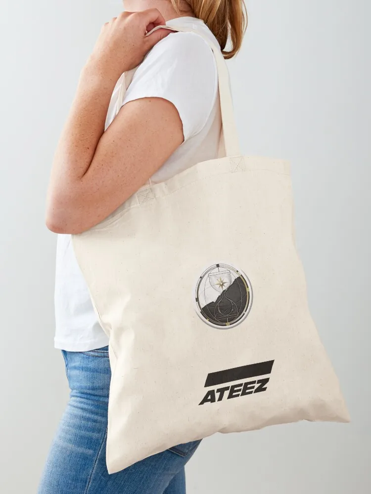 

ATEEZ Songs Tote Bag Reusable bags shopping bag bags woman 2025 shopping cart bags