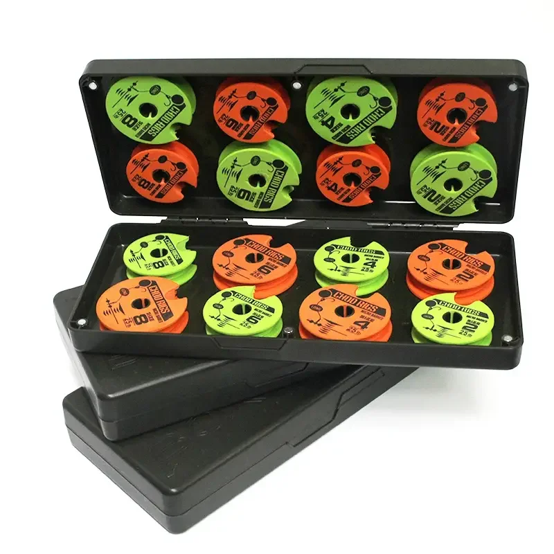 Rigtrip Carp Fishing Chod Rig Box — компактный прочный пластиковый футляр для хранения с 16 катушками для чод, 40 снастими и магнитной застежкой, темный G