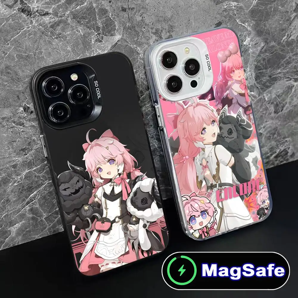 

Wuthering Waves Encore Phone Case for iPhone 16 15 14 13 12 11 Pro Max Plus MagSafe Translucent Colour Protective Luxury Pretty