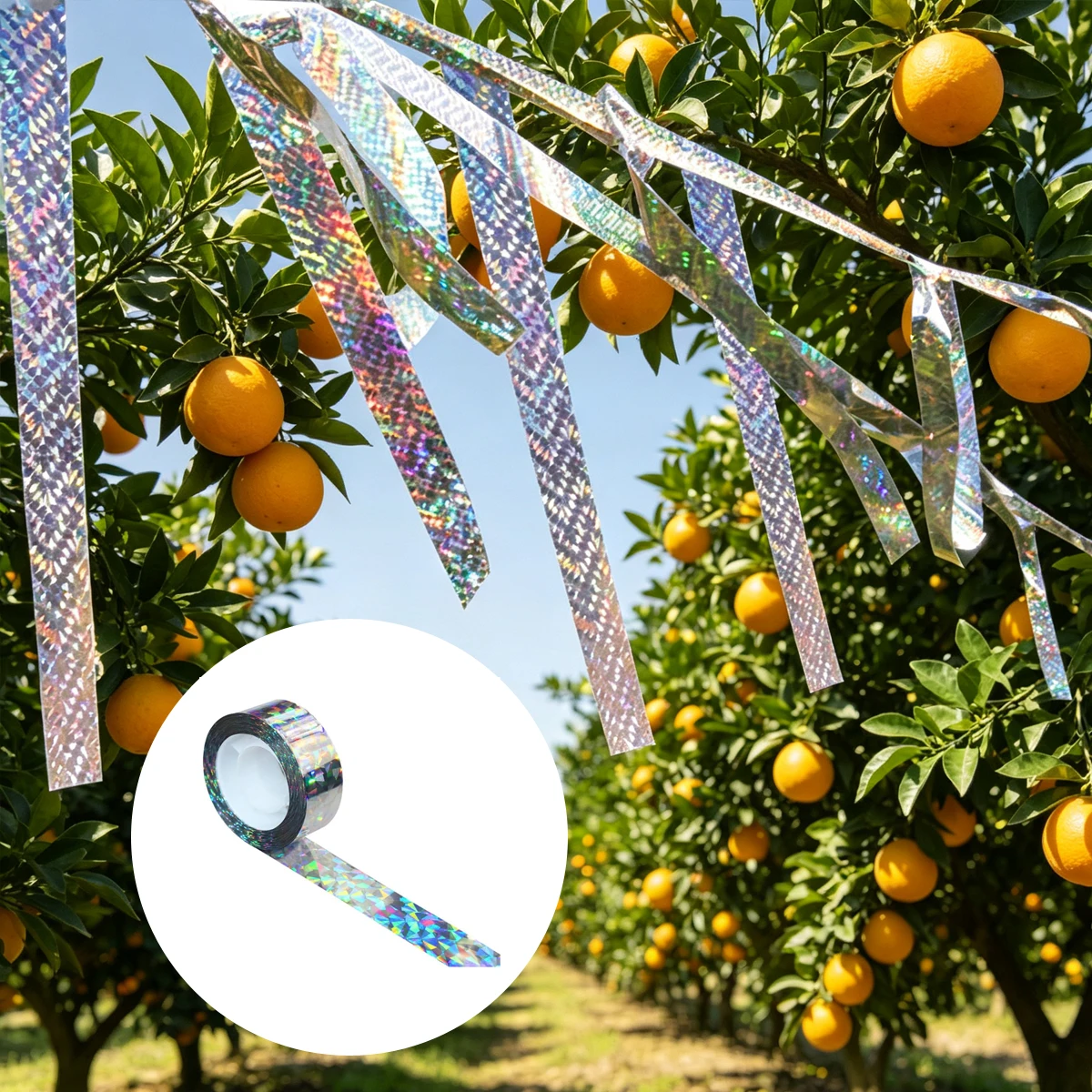 Double-sided Reflective Bird Repellent Tape Pigeons Supplies Goods Repeller Scarecaper