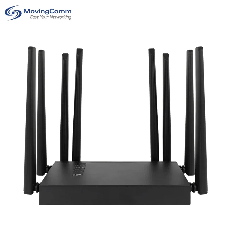 Hot Selling 1200Mbps Dual Band 5G Modem Wifi-6 Router 5G Cpe Router Gigabit Ethernet 5G Nsa Sa 4G Lte Cellular Router With Card