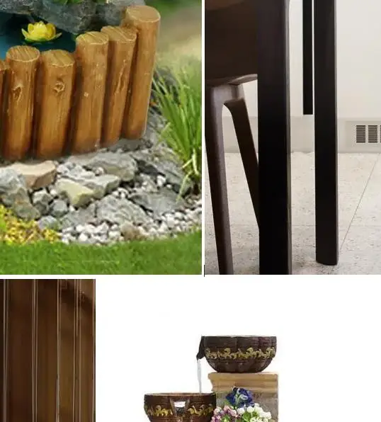 X-13 Indoor fish pond fountain running water wooden pile humidification ornament circulating water garden lucky water landscape