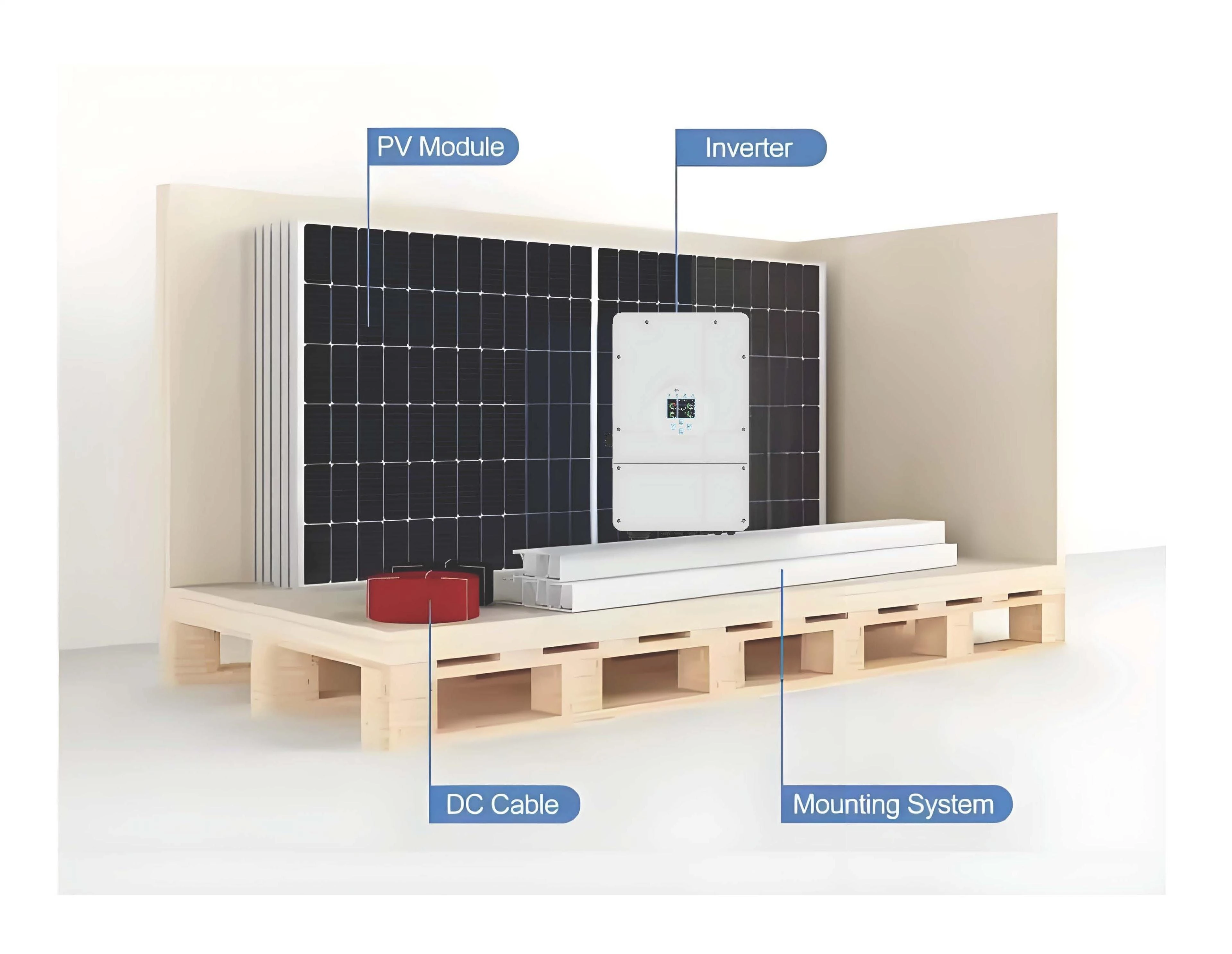 Solar Energy System Solar air Conditioner 30kwh 50kwh 80kwh 100kwh off Grid Hybrid Full Set , 20kw Solar Panel System
