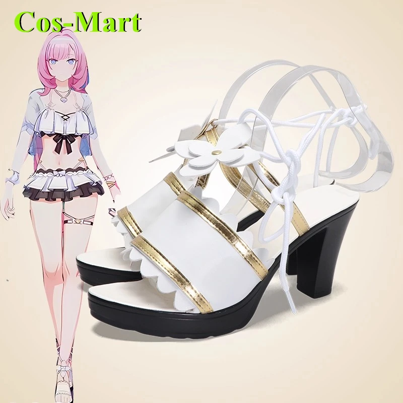 

Cos-Mart Game Honkai Impact 3 Elysia Shoes Cosplay Summer Skin Cos Shoe Role Play Clothing New Hallowmas