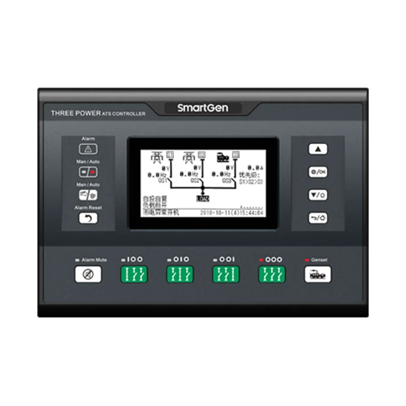 

Smartgen HAT833S Three Power ATS Controller Intelligent Tri-supply Module Generator Controlle