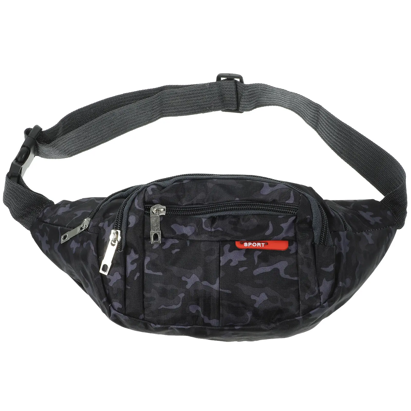 

Компактная поясная сумка для активного отдыха, фитнеса и бега, с регулируемым ремнем и множеством карманов, для путешествий, походов, альпинизма, треккинга и велоспорта