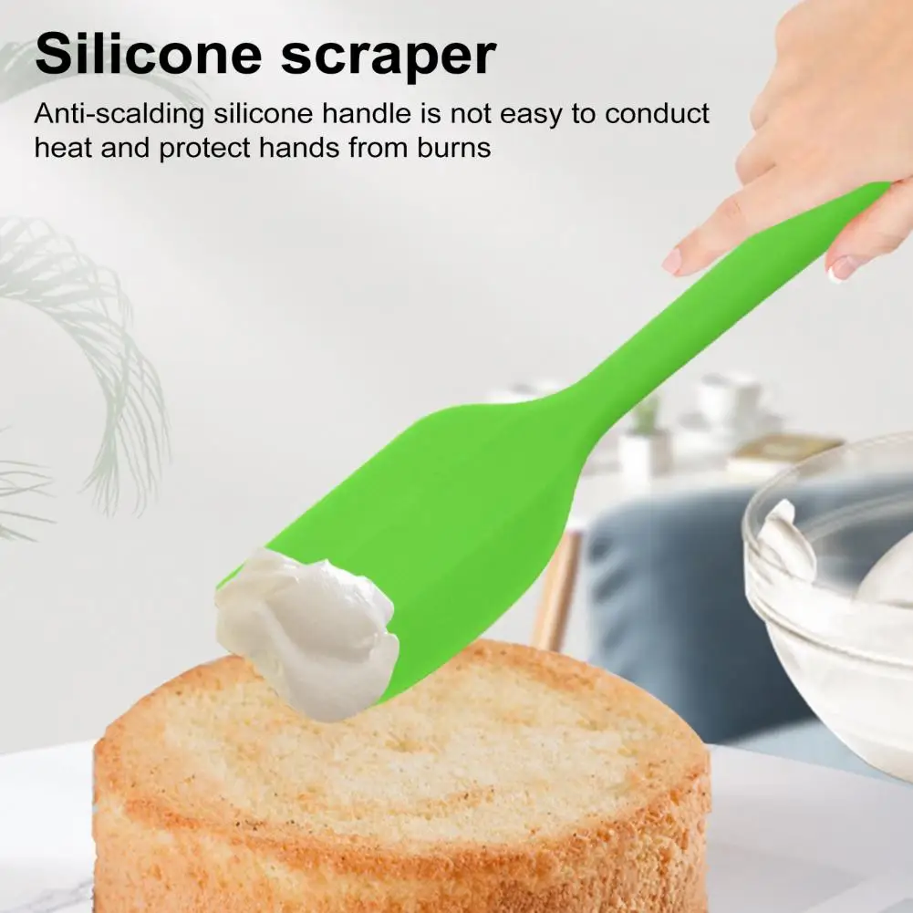 21 ซม.ซิลิโคน Scraper สําหรับเบเกอรี่ทําอาหารขูดไม้พายทนความร้อน Non Stick BPA ฟรีเครื่องมือห้องครัวสําหรับร้านอาหารบ้าน