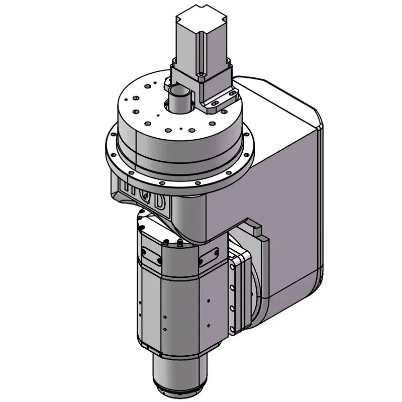 HQD 75 Double Shaft Head Double Rotating Unit AC Head for Numerical Control Machining HQ/AC-D90-75