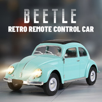 CXD Chuangxingda D62mini Blue Full Scale Drift Remote Control Toy Car RC CAR Mini 1950 Car Model