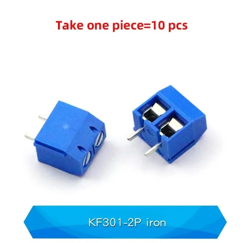 5.0mm Pitch Barrier Terminal Connector PBT Plastic Body Straight Pin Terminal Block Adapter Spliceable Iron Screw Contact