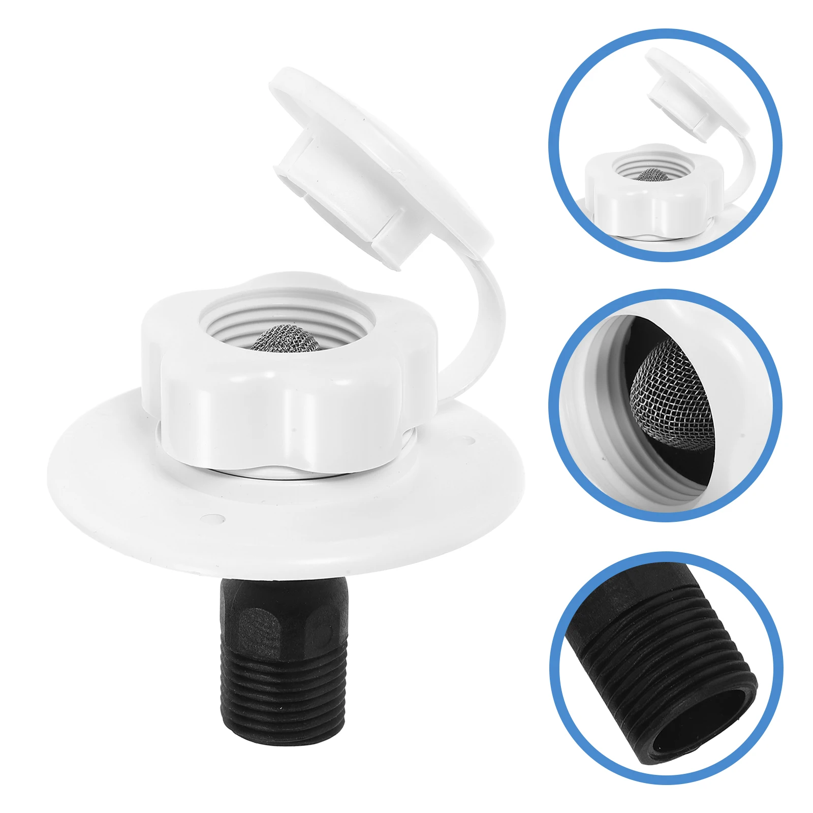 

Rv Inlet Valve Fill Hatch Replacement For Travel Trailer Efficient Leakproof Design Compatible With Various Rvs