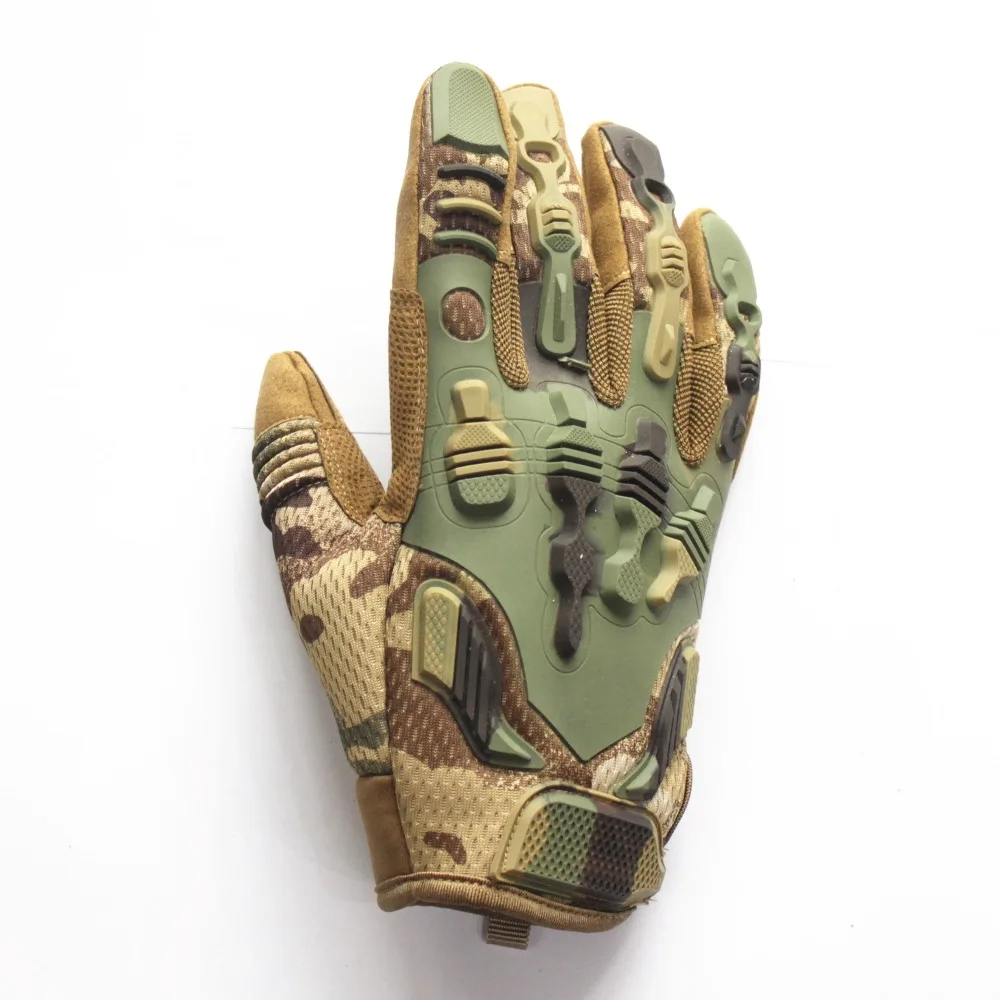 

ESDY мужские тактические велосипедные перчатки с полным пальцем, камуфляжные с защитой от порезов для занятий спортом на открытом воздухе, катания на лыжах и рыбалки