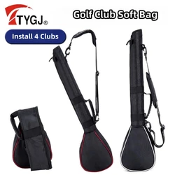 Foldable Golf Gun bag package Capacity Packed 3 clubs Mini Soft club bag package Shoulder club golf bags men women