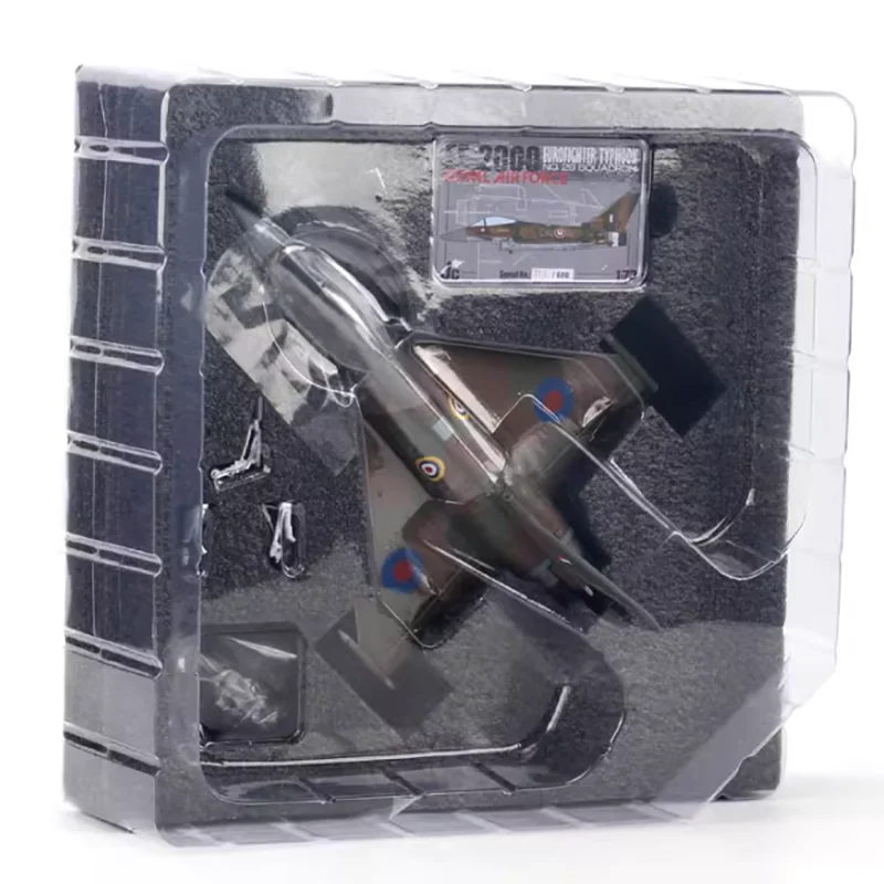 1/72 Scale JC Wings British Typhoon EF-2000 Eurofighter Air Battle 75th Anniversary Alloy Aircraft Model Collection Toy Gift