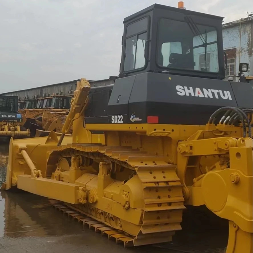 Dozer SD22W 220HP Bulldozer Price with Wide Track Shoe Shantui 220 Bulldozer Used Shantui Swamp