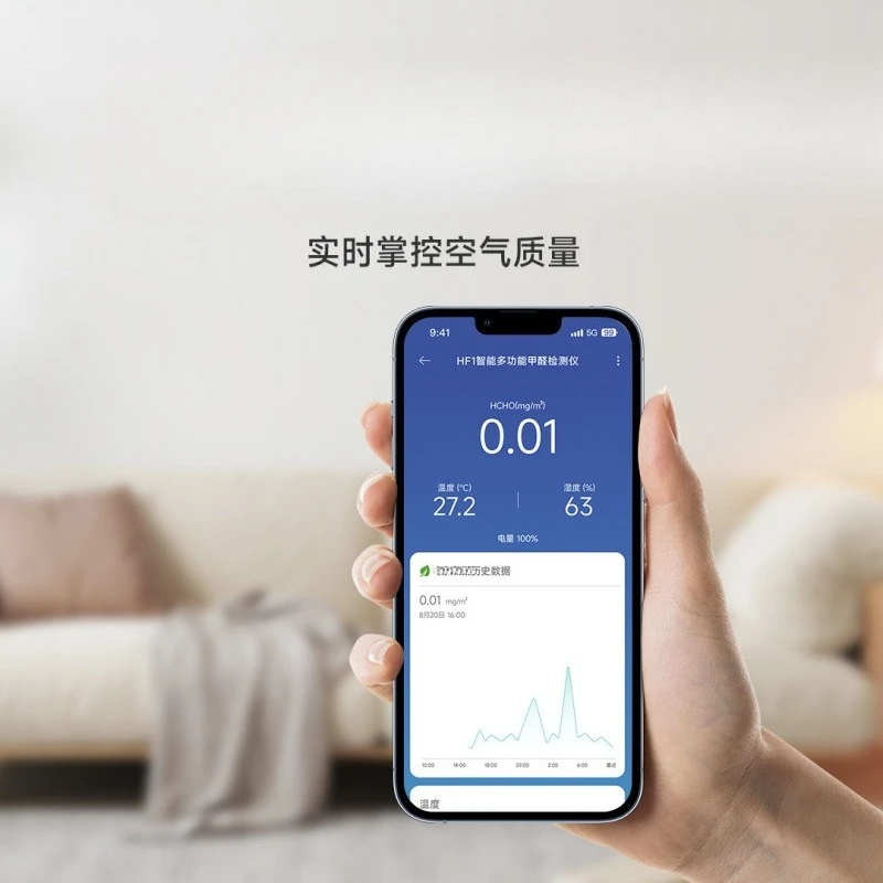 Intelligenter Multifunktionsdetektor für Formaldehydmonitore