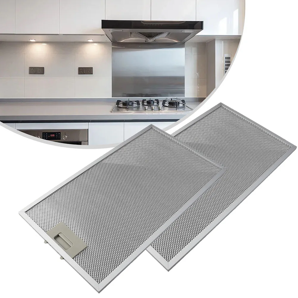 Optimal Air z tymi wymiennymi metalowymi filtrami siatkowymi do kuchenek HOWDENS LAMONA (zestaw dwóch) o wymiarach 460 x 260 mm