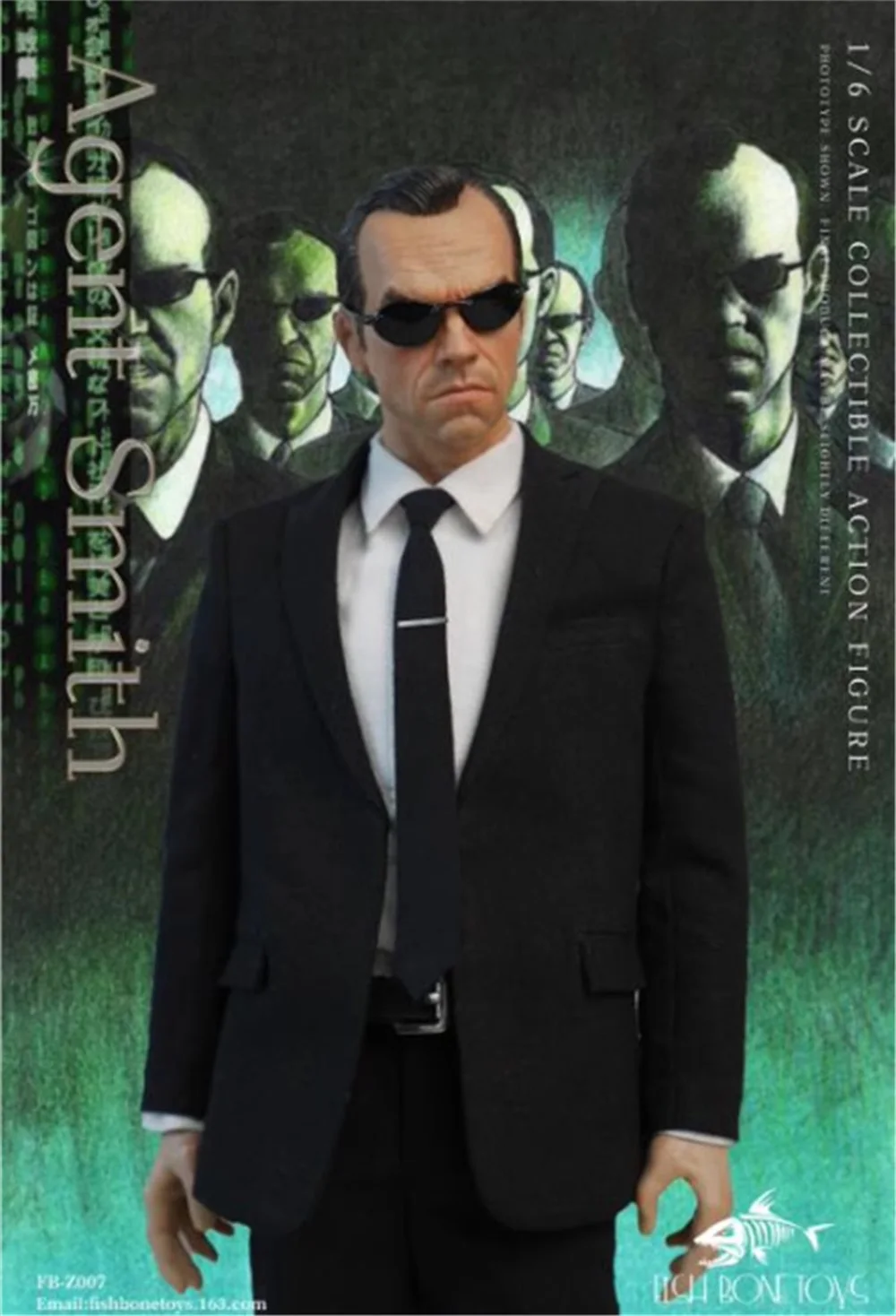 FISH BONETOYS FB-Z007 The Matrix Wake Up Neo Agent Smith Full Set Moveable Action Figure Set Gift For Fans Collect 1/6