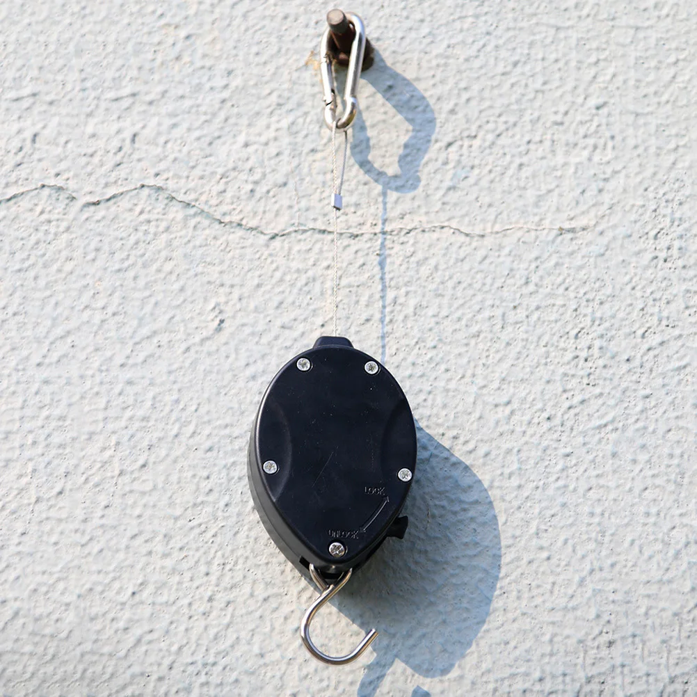 

Retractable Hanging Hook 160Cm Extension Heavy Duty For Garden Baskets Pots Plants Hangers Hanging Retractable Hooks