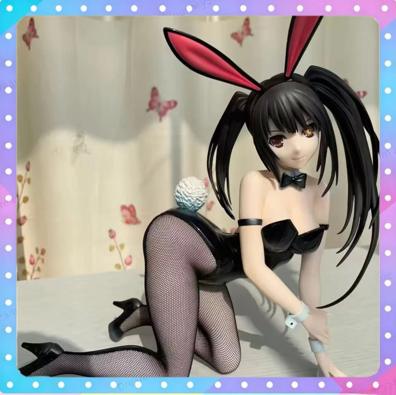 

Free Date A Live III Tokisaki Kurumi Style B 1/4 Bunny See Anime China PVC Action Doll Toy Game Collectible Doll