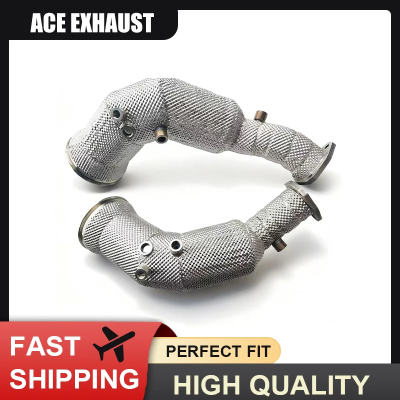 

ACE Perfect Fit Downpipe for Audi RS6 RS7 C8 4.0T High Quality Stainless Steel Exhaust Pipe Performance Car Accessories