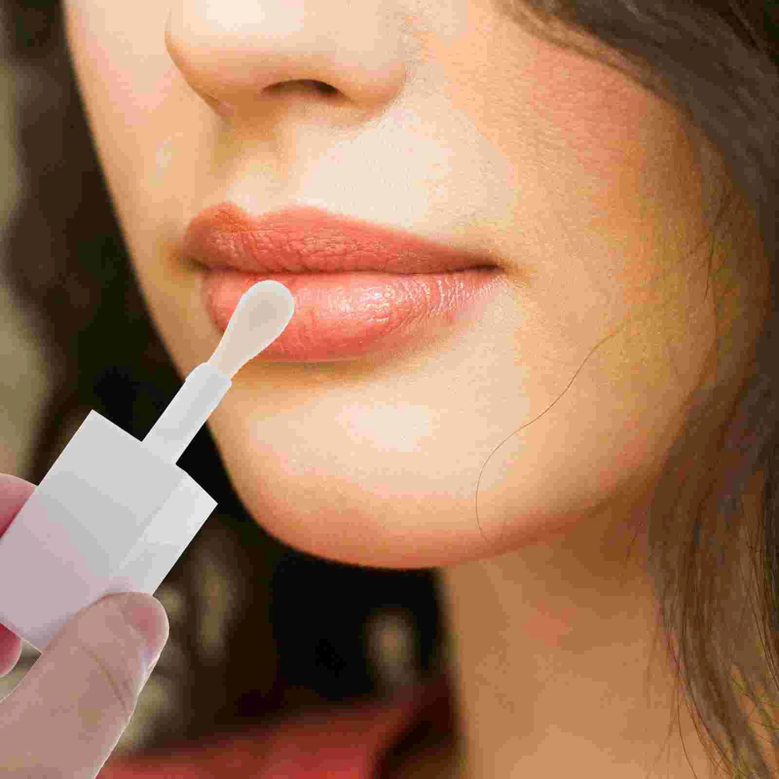 Tubo cuadrado de brillo de labios para mujer, tubos de bálsamo rellenables, herramientas cosméticas, botellas Abs, contenedor vacío, 12 Uds.