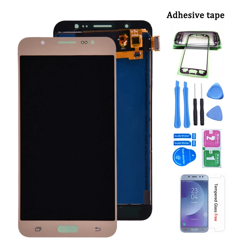 J710 Lcd For Samsung Galaxy J7 2016 J710 SM-J710F J710M J710H J710FN LCD Display Touch Screen Digitizer Assembly