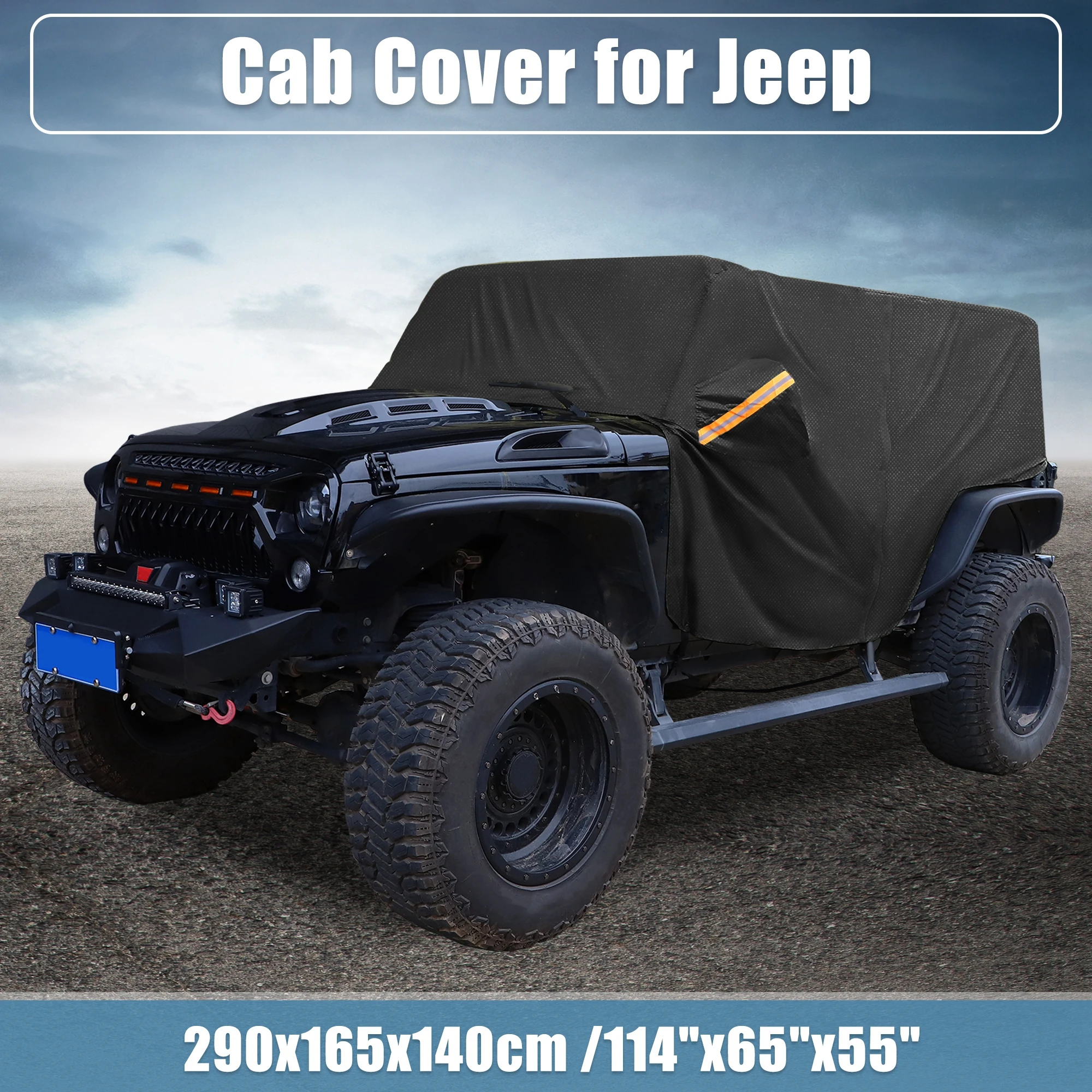 Motoforti SUV Car Cover for Chevrolet Tahoe 4 Door Sun Rain Dust Snow Protection