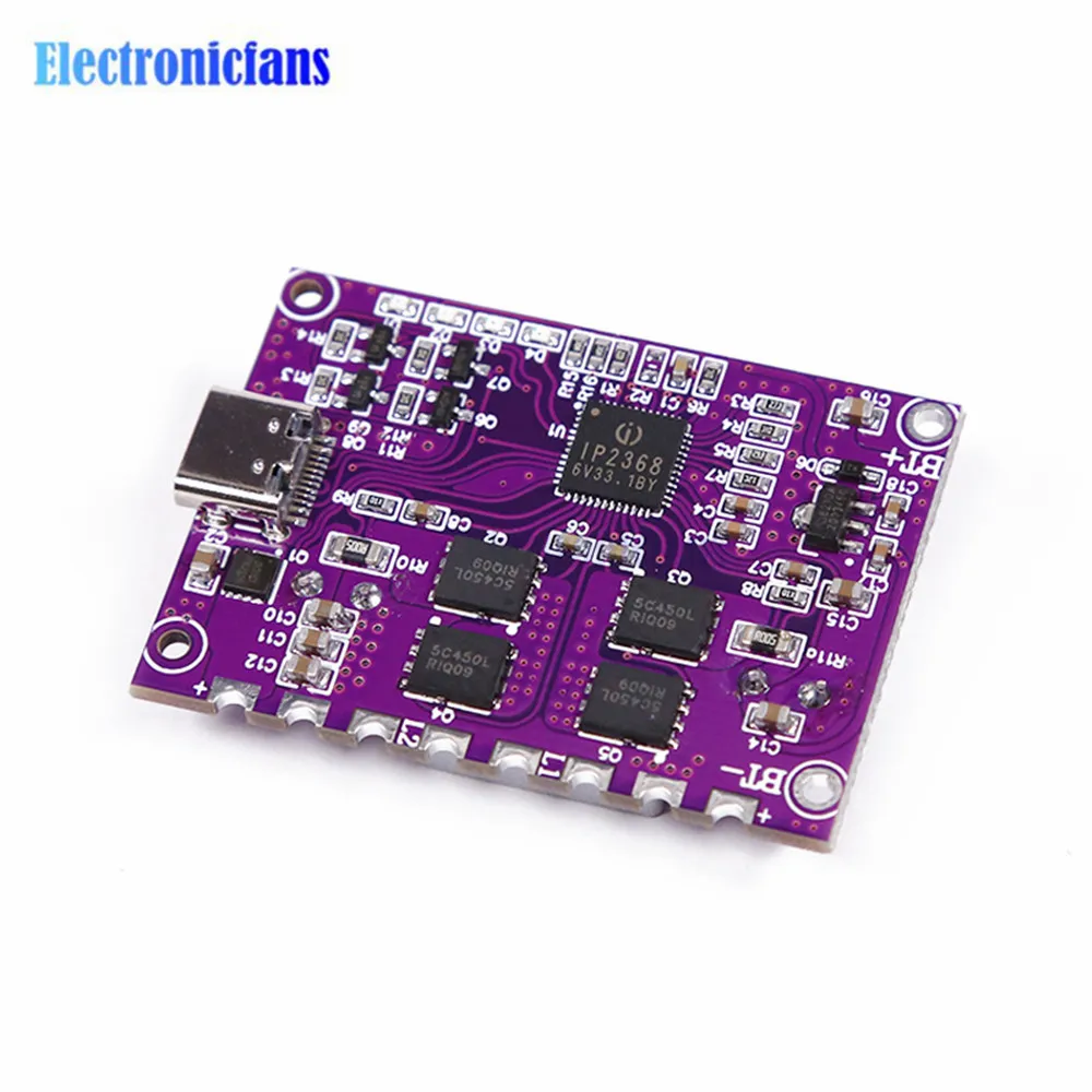 IP2368 Bidirectional 100w Fast Charging Module Buck-Boost Type-c Interface Lithium Battery High-Power Fast Charging Board