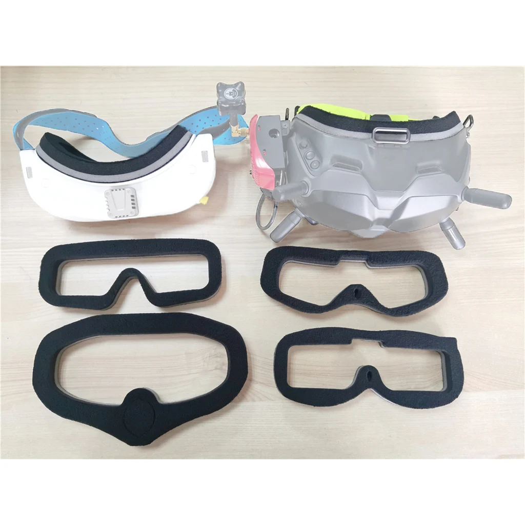 V1 V2 V3 HD3 HDO Für FatShark FPV Goggle Schwamm Pad Universal Verbesserte Weiche Dünne für DJI FPV Brille V1 Racing Drone Quadcopter – Detail 1