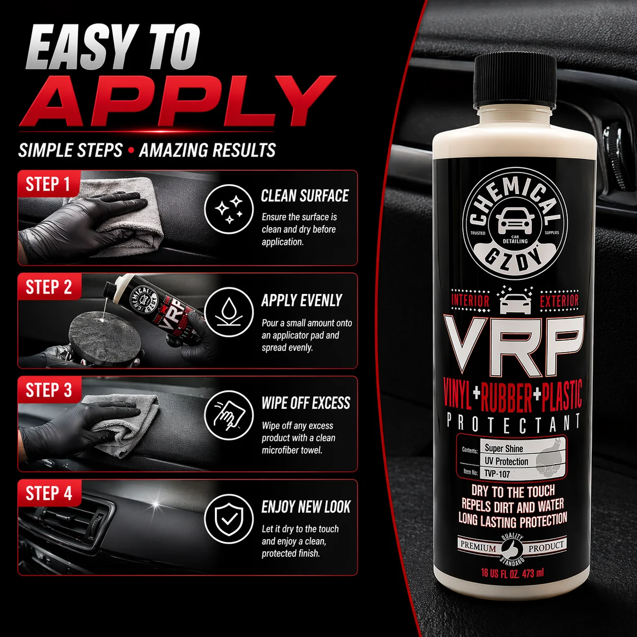 VRP Vinyl Rubber Plastic Prote - Trim Restorer Plastic review and price