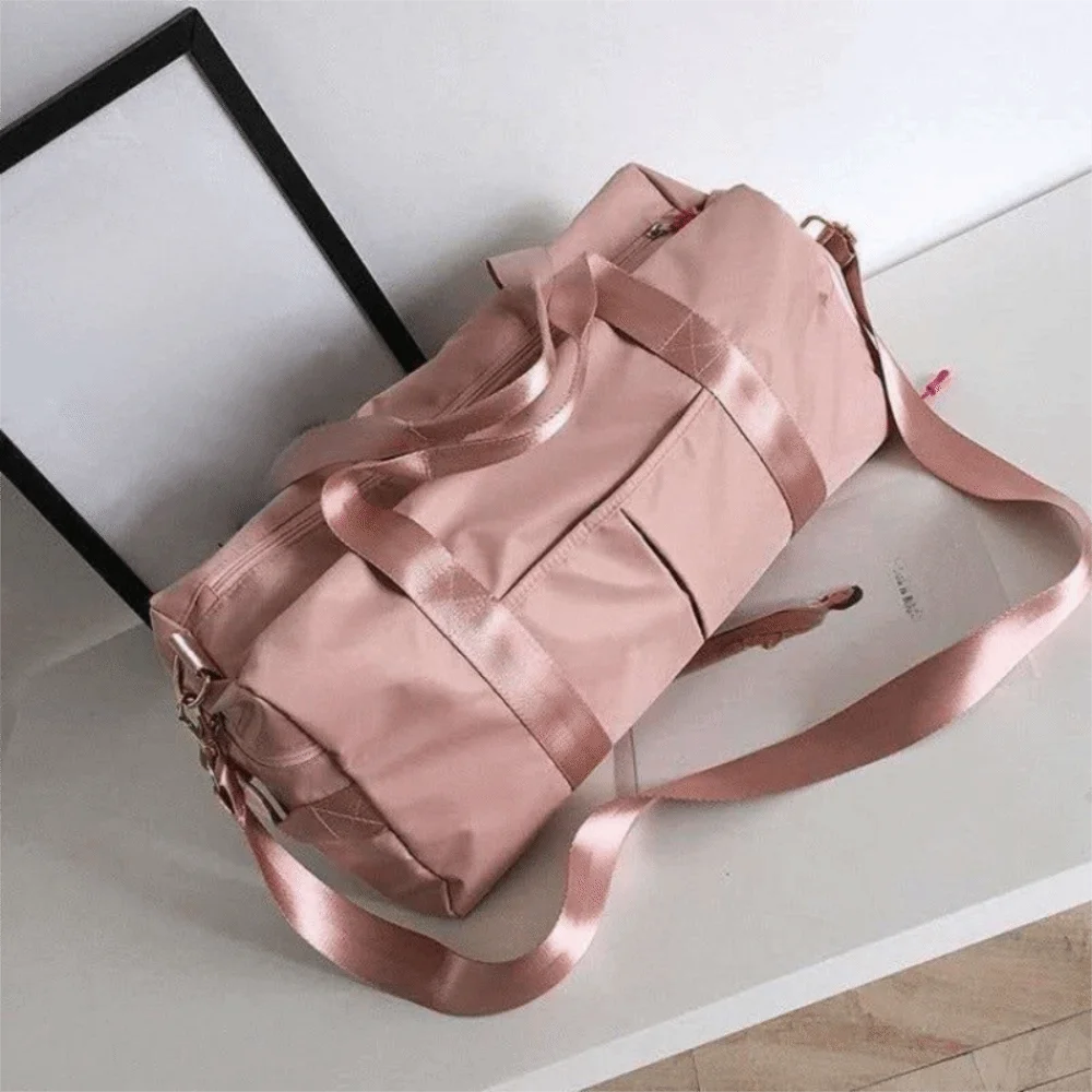 Oxford Travel Luggage Bag Multi-functional Multi Layered Nylon Duffle Bag with Shoe Compartment Short Distance