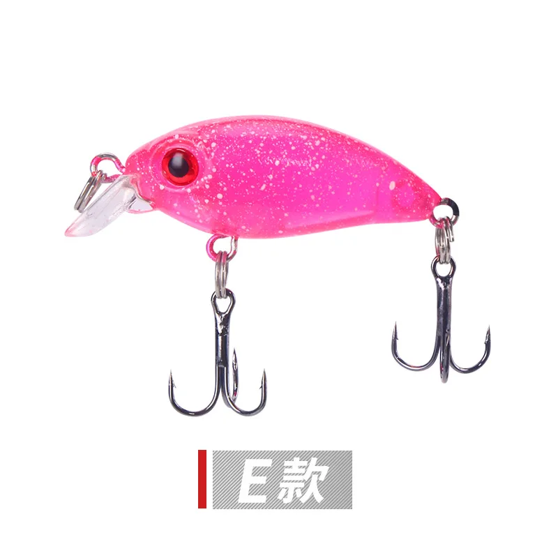 Fishing Lure Crank Bait  Artificial Hard Bait Glow Wobblers 3.7cm/2.6g Mini Minnow Stream Lures Lot 5 Pieces Sale