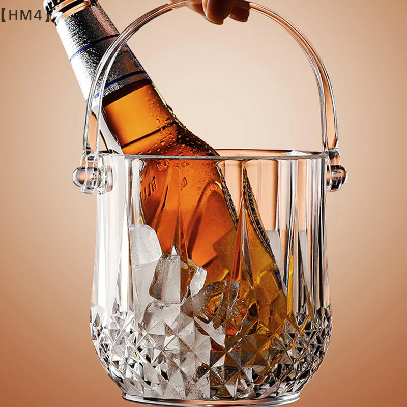 maveraHM4 Ispirador de hielo de vino transparente para fiesta en casa, cubo de hielo para whisky, cubo de champán, cubo térmico para cerveza, accesorios de Bar