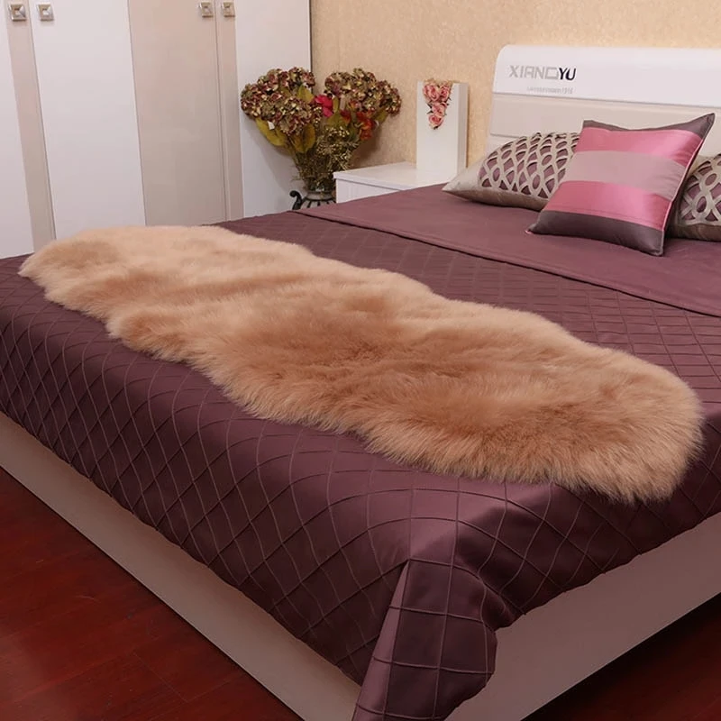 White Faux Fur Area Rug 2