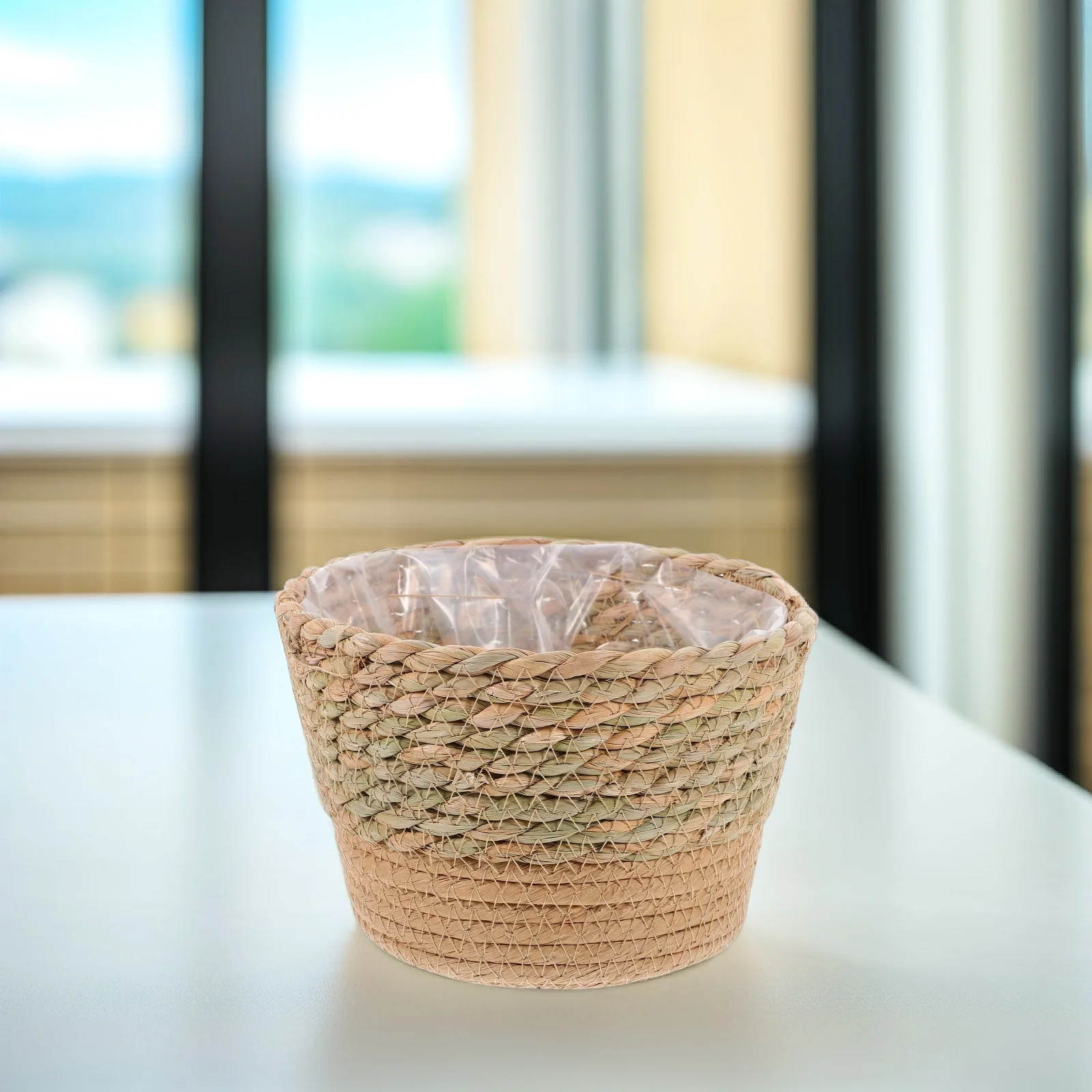 

Seagrass Straw Flower Pot Baskets for Plants Indoor Multipurpose Woven Decoration