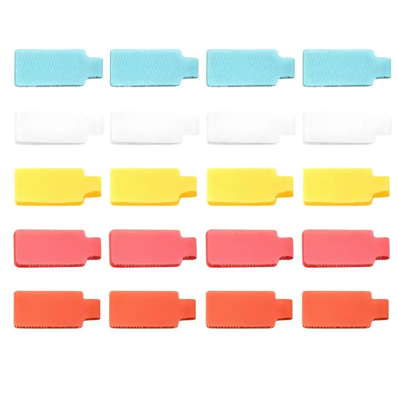 Cable Labels Tags 20X Tags For Labeling Reusable Wire Markers Write On Cable Identifier Assorted Colors Organizing Wires And