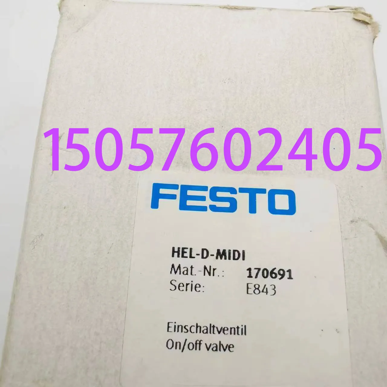 Festo-FESTO válvula solenóide, VSNB-F-B52-H-G14-MSF, 15088105, estoque genuíno