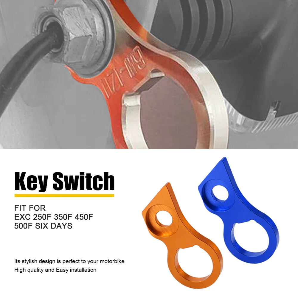 

Motorcycle CNC Key Switch Relocating Bracket For EXC 250F 350F 450F 500F Six Days EXC-F 2017 2018 2019 2020 2021 2022 2023 2024