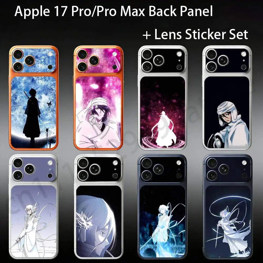 

R-Rukia Anime-E KuchikiS For iPhone 17pro/proMax Full body Back Cover Decal Skin Colorful Rear Protective Sticker Film