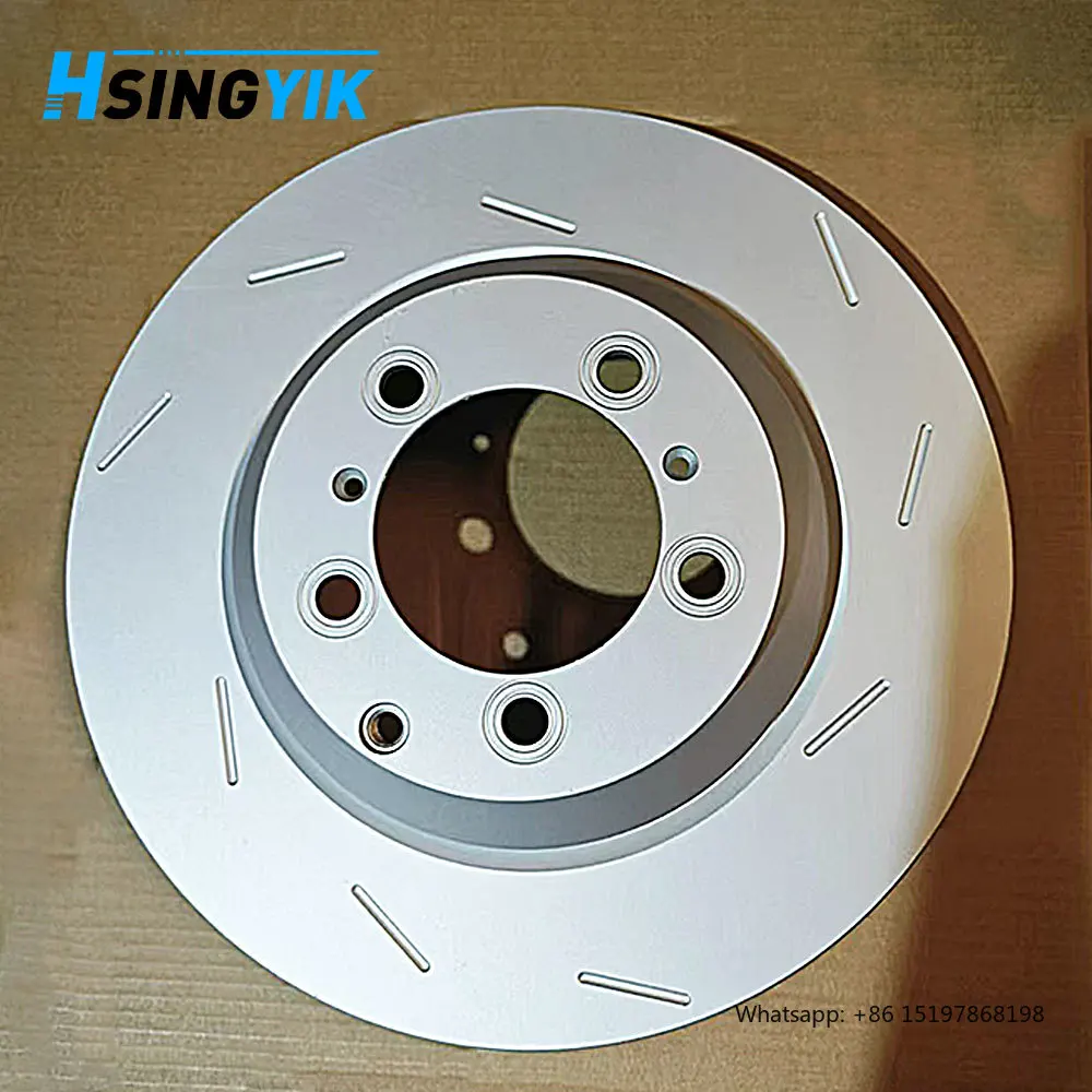 Spare Part Slotted  Brake Rotor for Porsche Panamera 971 Rear Brake Disc 971615602J  2.9 Hybrid 243Kw 2018