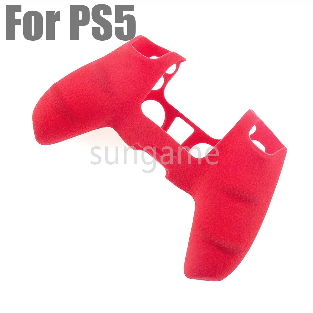 1 шт. для Sony PlayStation Dualshock 5 PS5, противоскользящий силиконовый чехол с полосатым чехлом для контроллера 1 шт. для Sony PlayStation Dualshock 5 PS5, противоскользящий силиконовый чехол с полосатым чехлом для контроллера