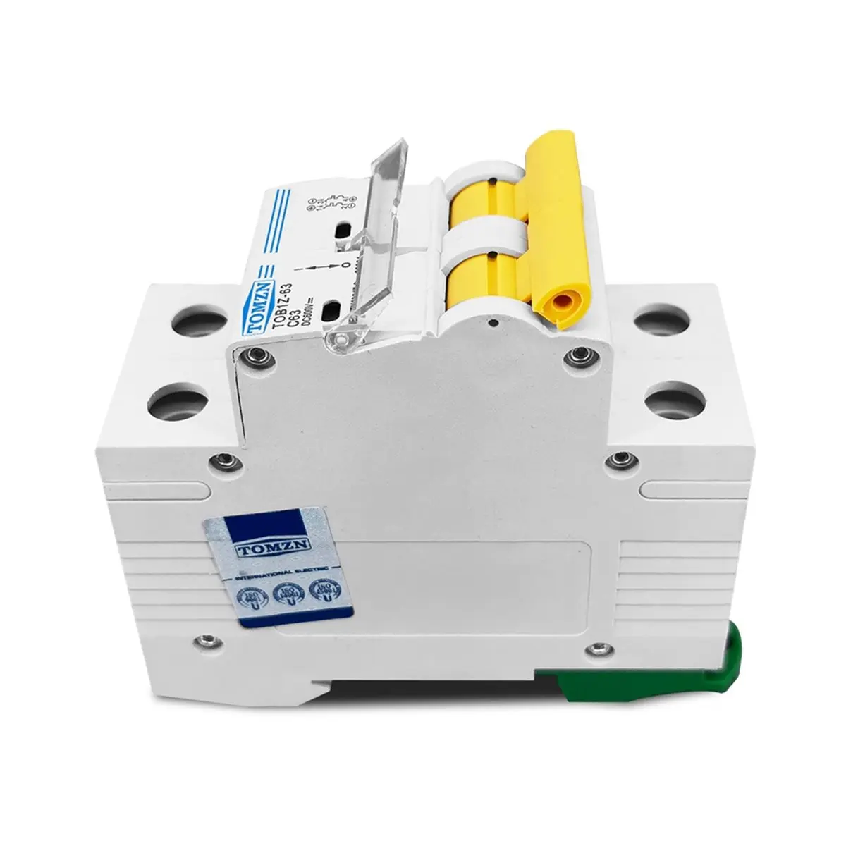 A003  TOB1Z-63 2P 63A DC 600V Circuit Breaker MCB C Curve Single Pole Direct-Current Fuse for PV
