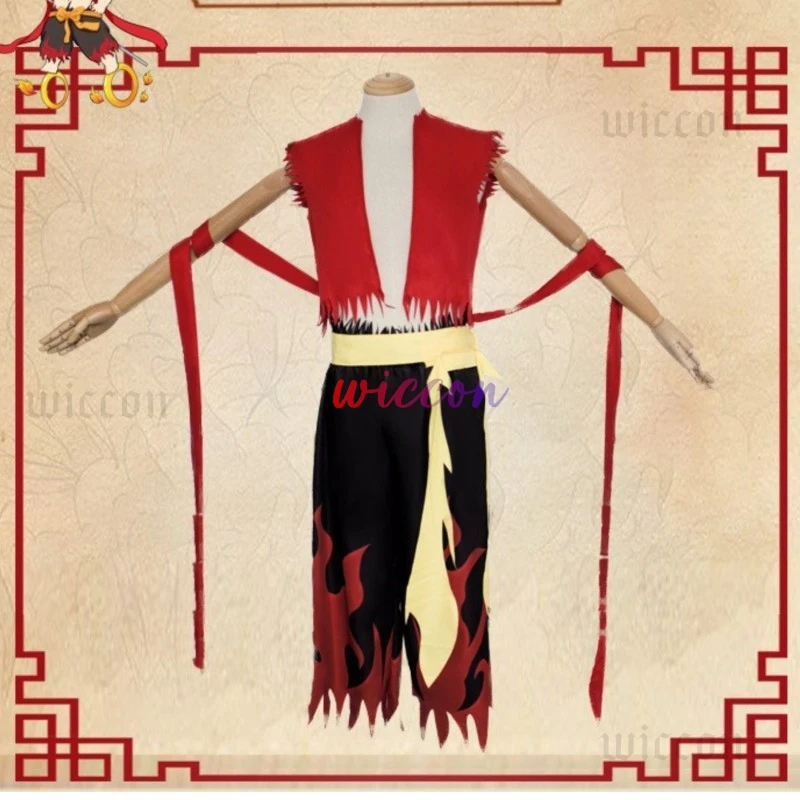 CosplayAnime Nezha Cosplay disfraz actuación ropa de baile Halloween Cosplay Festival disfraces carnaval juego mitología China R