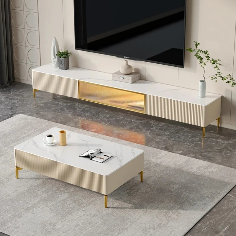 

Light Luxury Modern Tv Cabinets Glass Doors Storage Living Room Cabinet Entertainment Center Meuble Television Salon Furniture