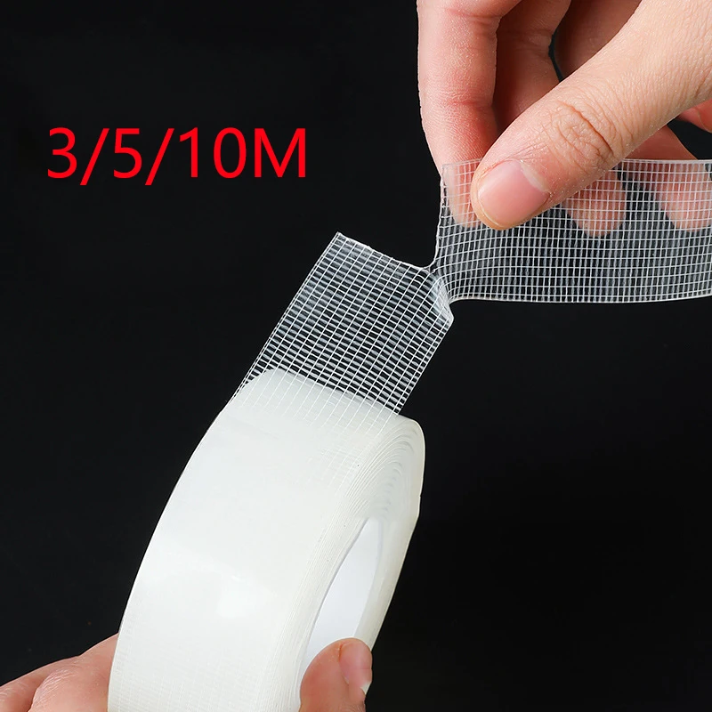 

Strong Nano Double Sided Tape Transparent Adhesive for Home Kitchen Office Wall Hanging Photos Decor Crafts Waterproof Removable