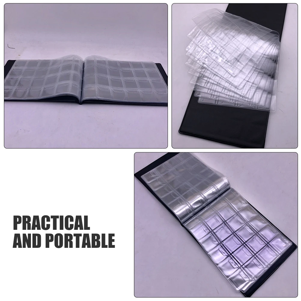 Coin Collection Book The Album Souvenir Coins Storage Pu Collector Commemorative Organizer