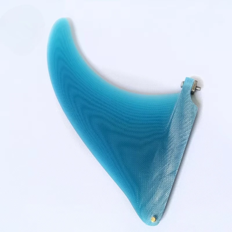 Single Fin Surfboard Longboard Blue 10