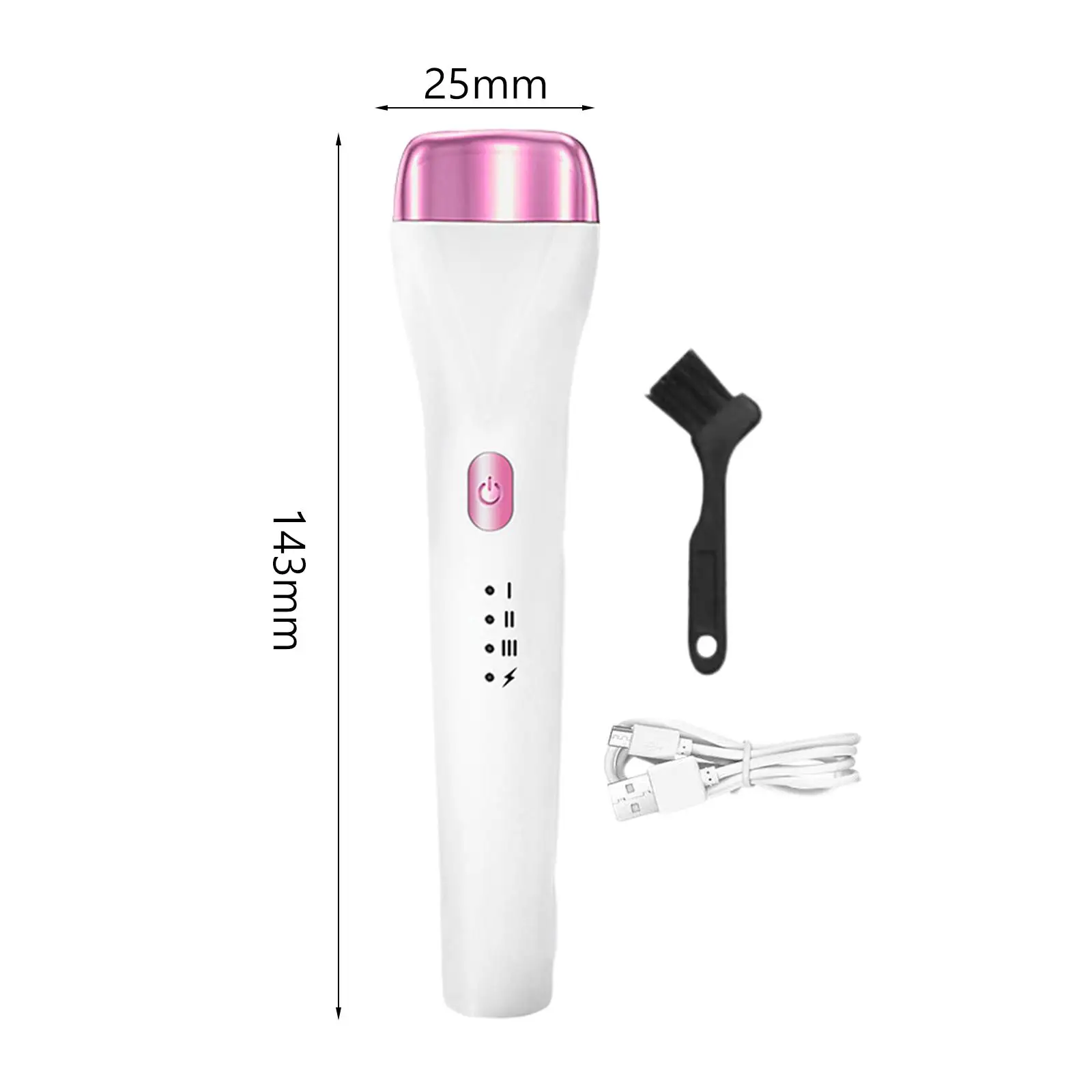 ABS Heated Eyelash Curler USB Charging Three Heating Modes Professional Eye Lash Curlers for Women Makeup Travel