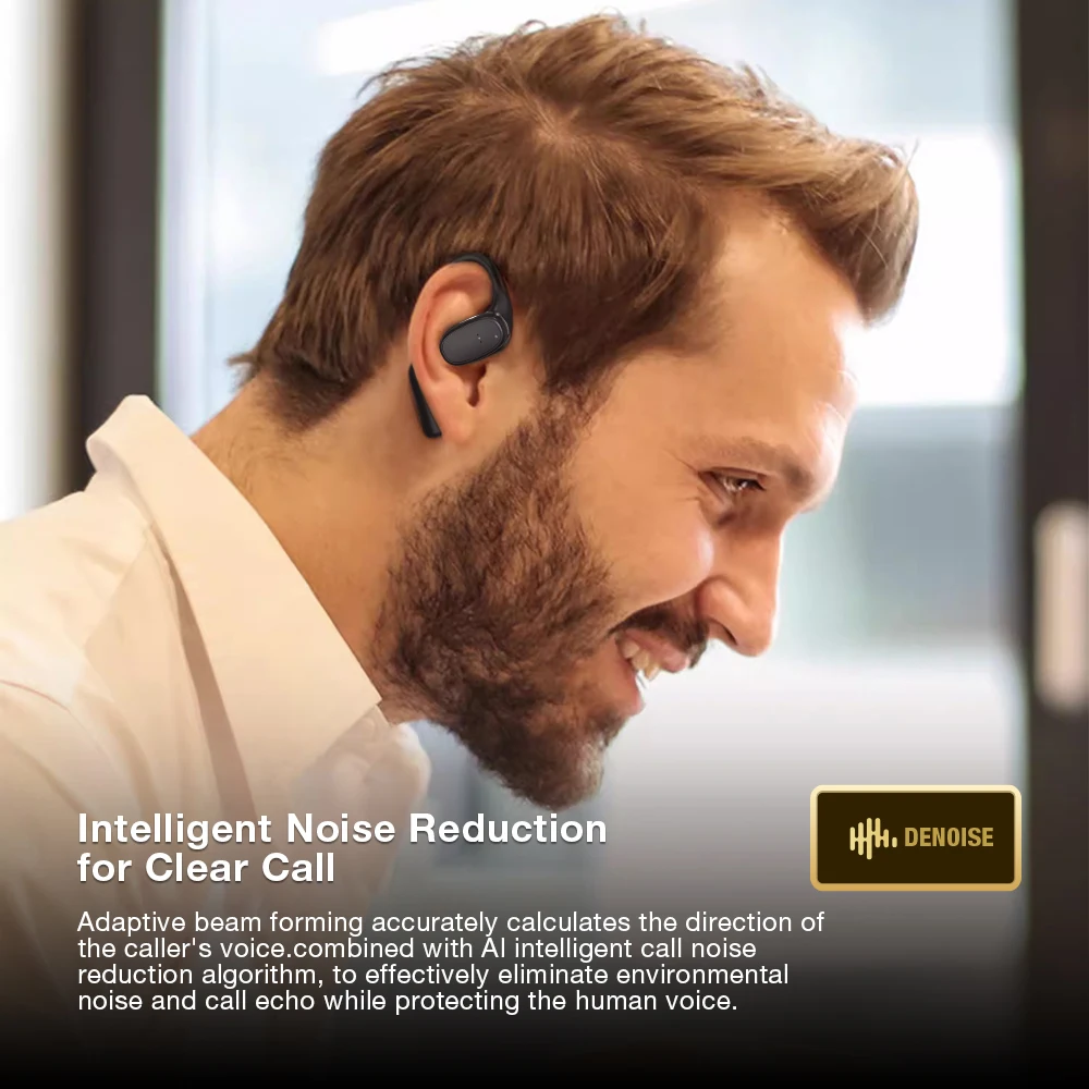 Наушники BlitzWolf BW-V49 OWS BLE5.3, пространственное аудио, мощный бас, прямой тон, интеллектуальное шумоподавление, наушники HD-вызовы